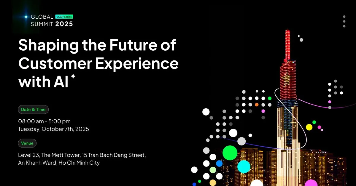 Key visual, Vietnam CX Pioneers Global Summit 2025